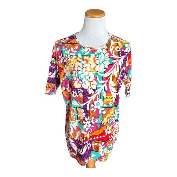NWT Lularoe Vibrant Colorful Fiesta Beautiful Irma Tunic - Sz XXS - Picture 1 of 2